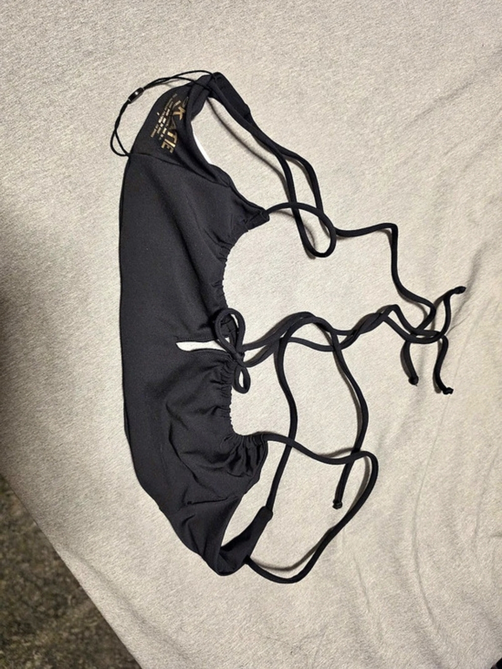 SKATIE Bikini Top Black Size M